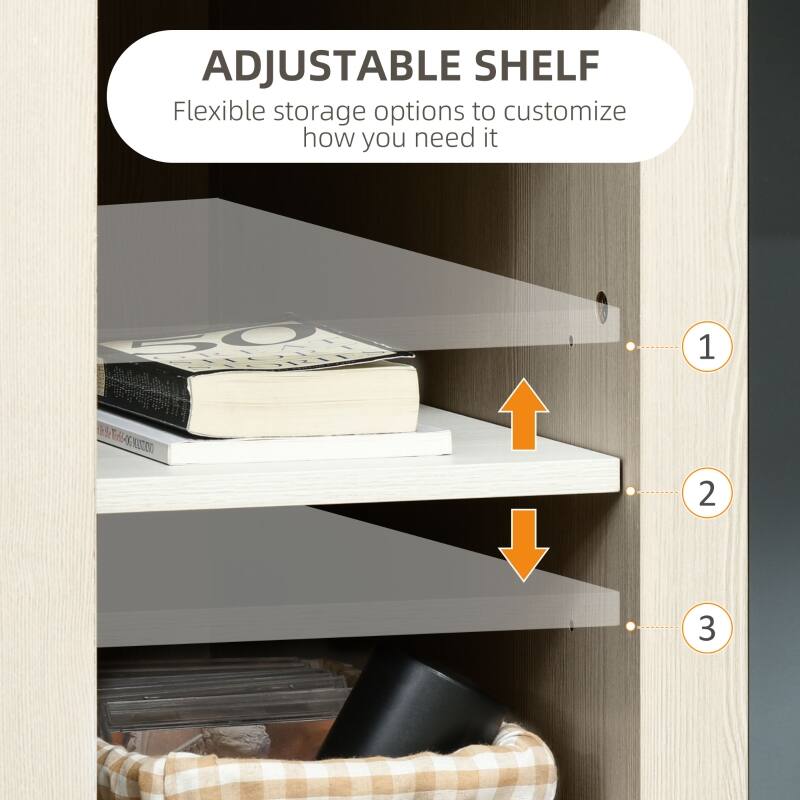 ADJUSTABLE SHELF  
Flexible storage options to customize how you need it