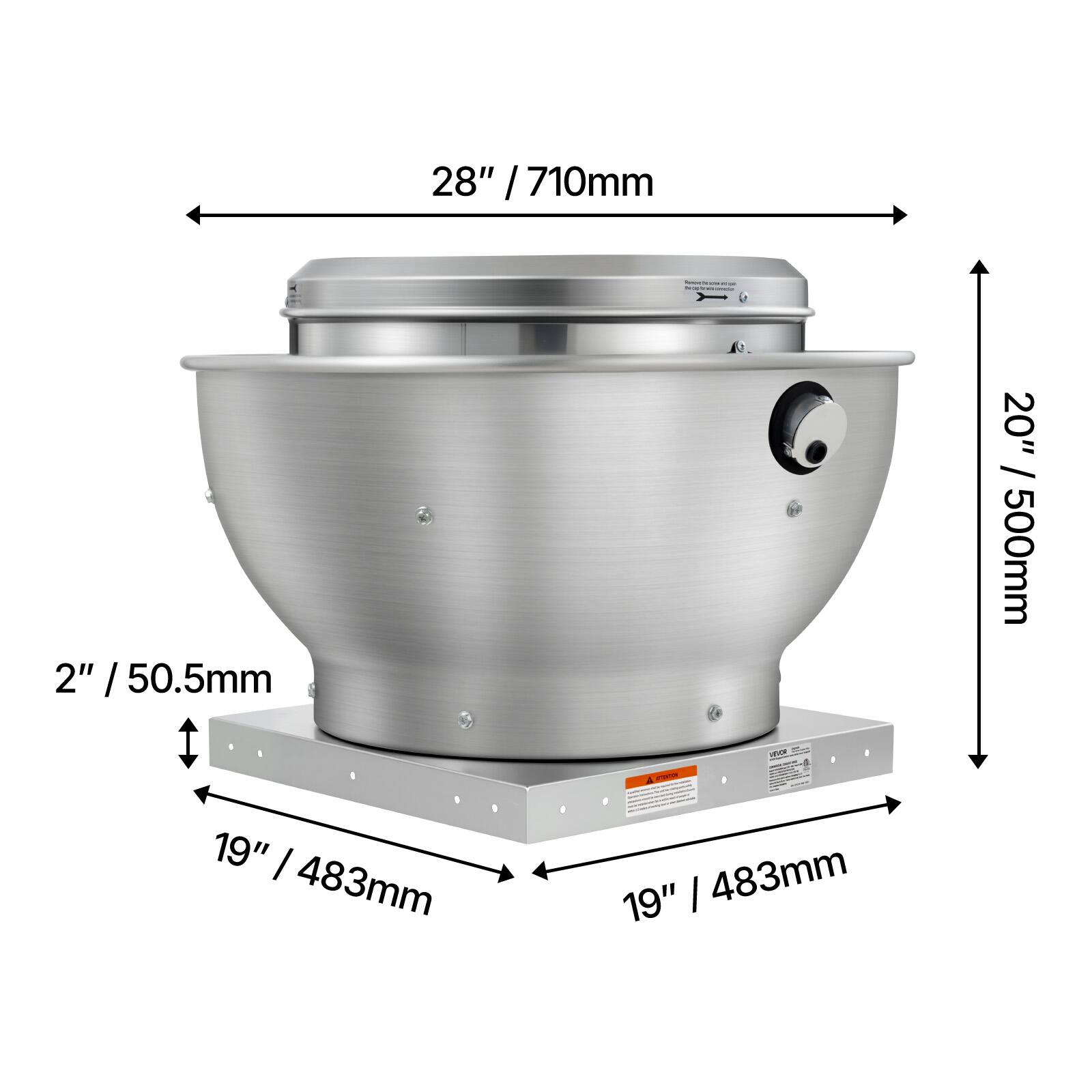 28" / 710mm  
Namour  
2" / 50.5mm  
ACTIVITION  
20" / 500mm  
19" / 483mm  
19" / 483mm