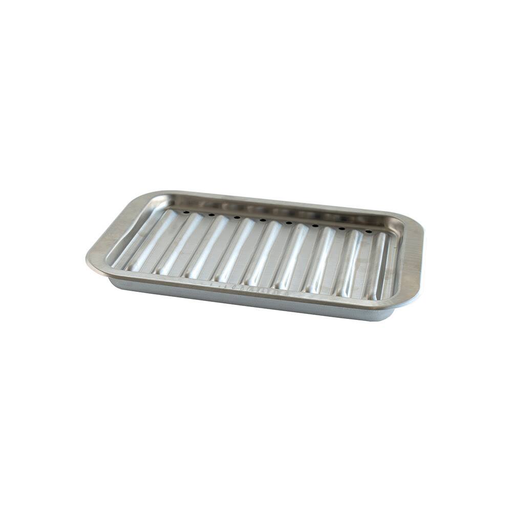 Angle. Nordicware - Naturals® Classic Broiler Pan - Gray.