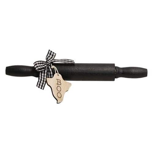 BreeBe - *Boo Ghost Wooden Rolling Pin - Black