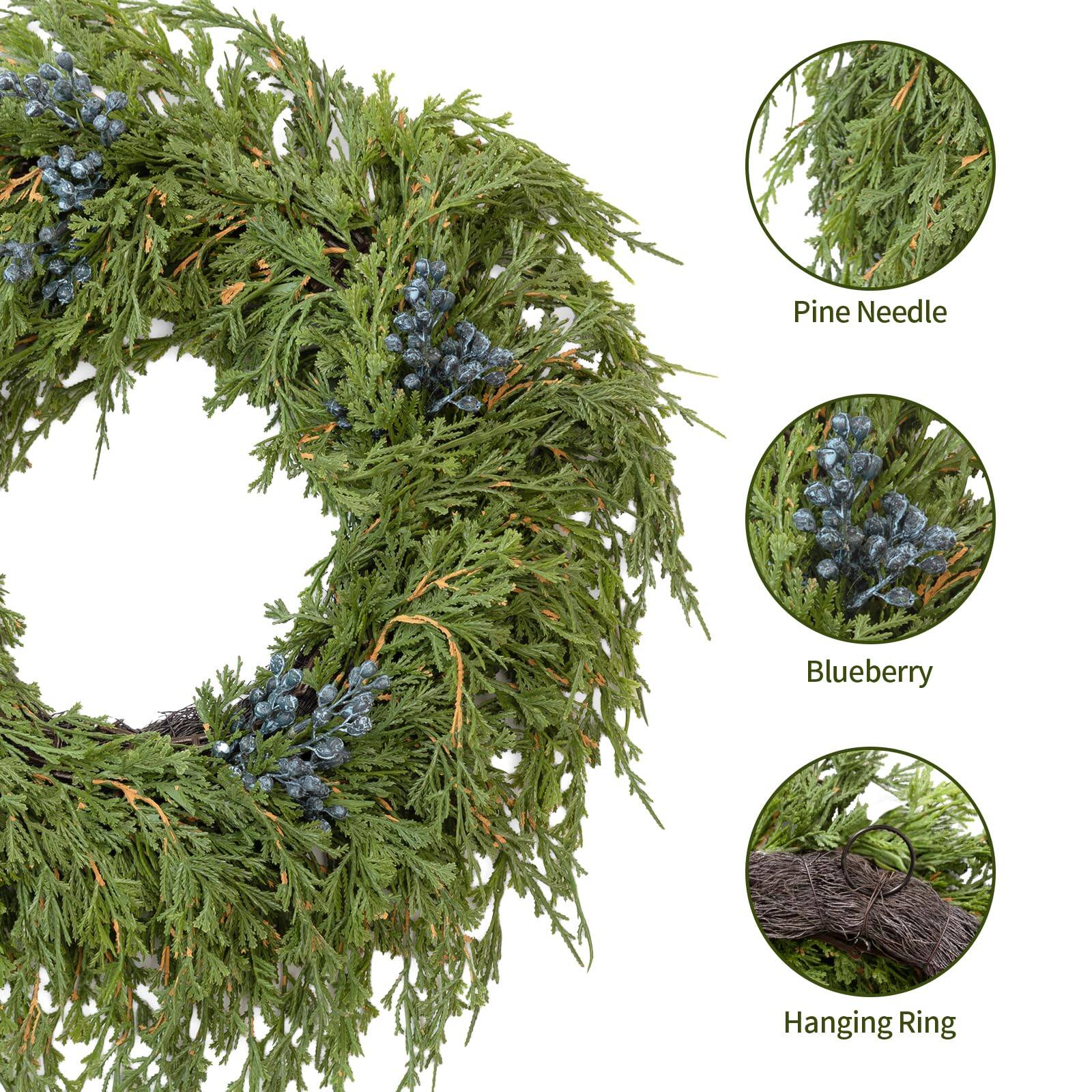 Pine Needle Blueberry Hanging Ring

- Pine Needle
- Blueberry
- Hanging Ring