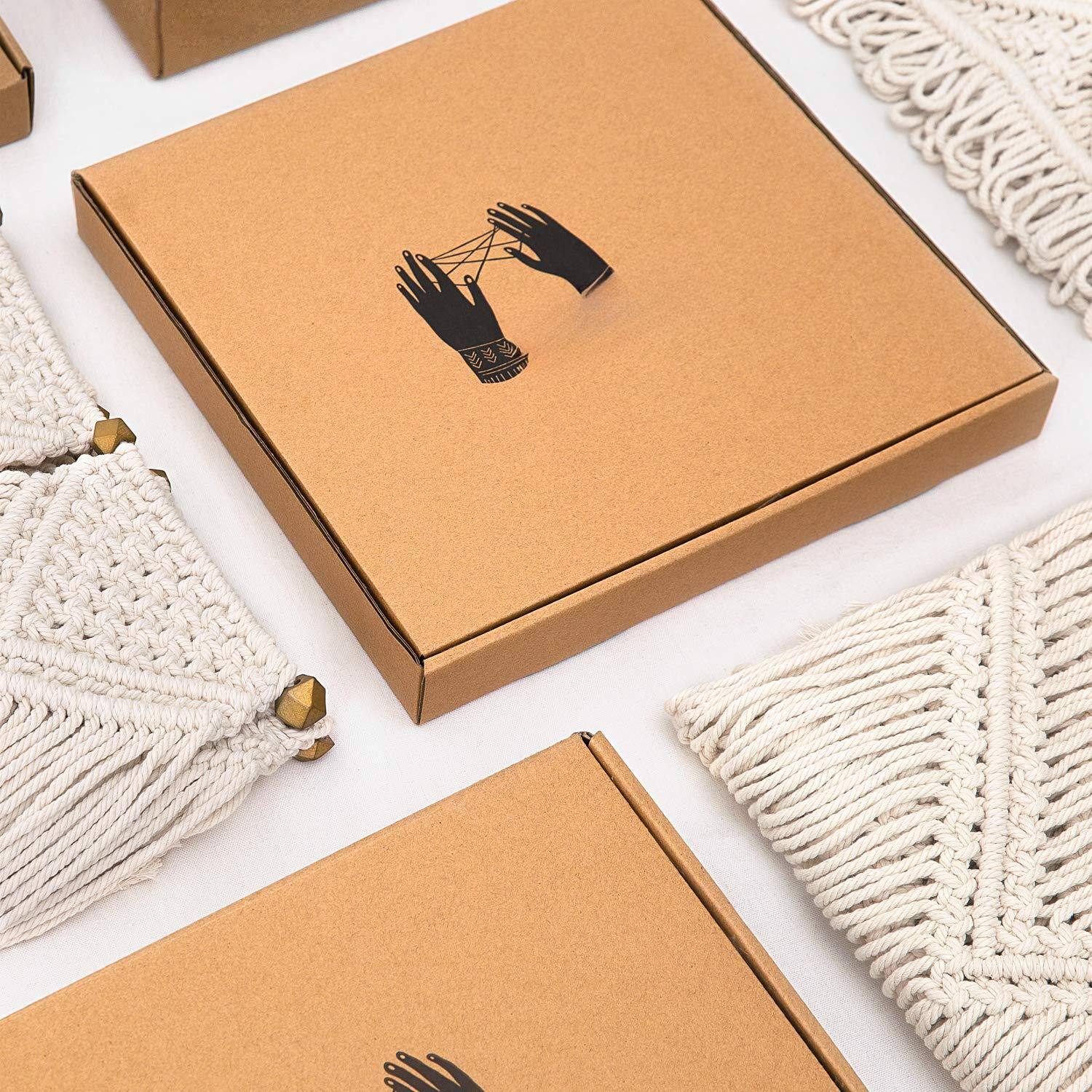 Alt View 3. PO3TICJUNKI3 - Hanging Wall Mirror With Macrame Fringe Set Decoration Boho Antique For Apartment - Default.