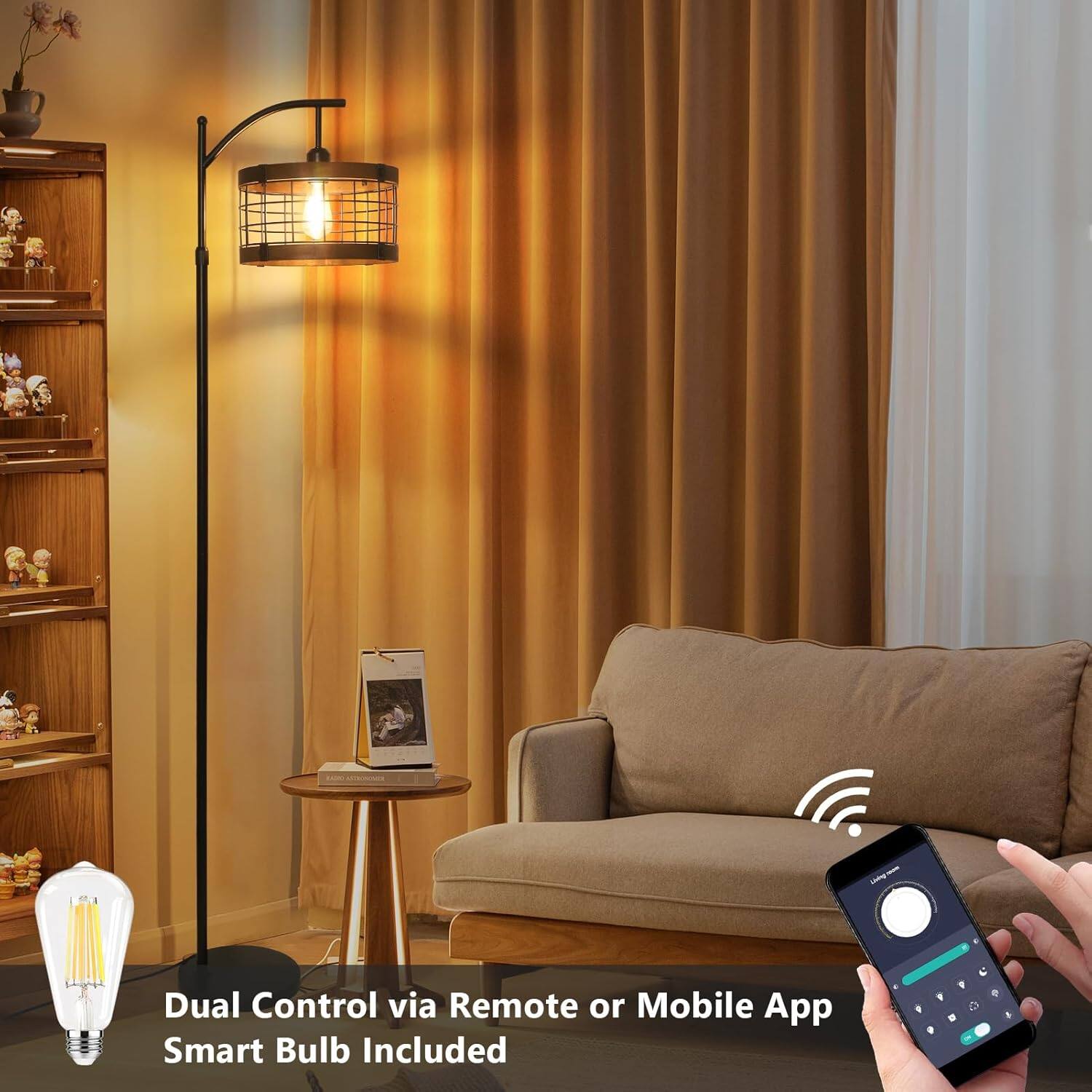 RADO ACCDONOMICA

Dual Control via Remote or Mobile App
Smart Bulb Included