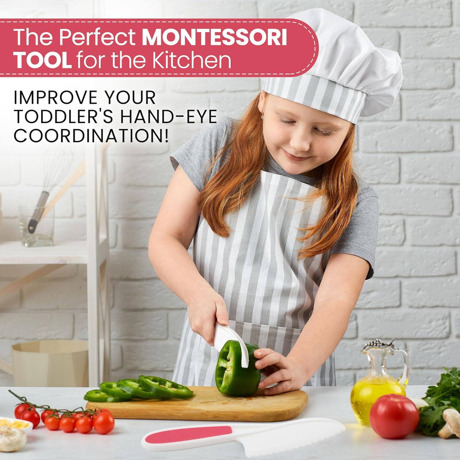 The Perfect MONTESSORI TOOL for the Kitchen

IMPROVE YOUR TODDLER'S HAND-EYE COORDINATION!