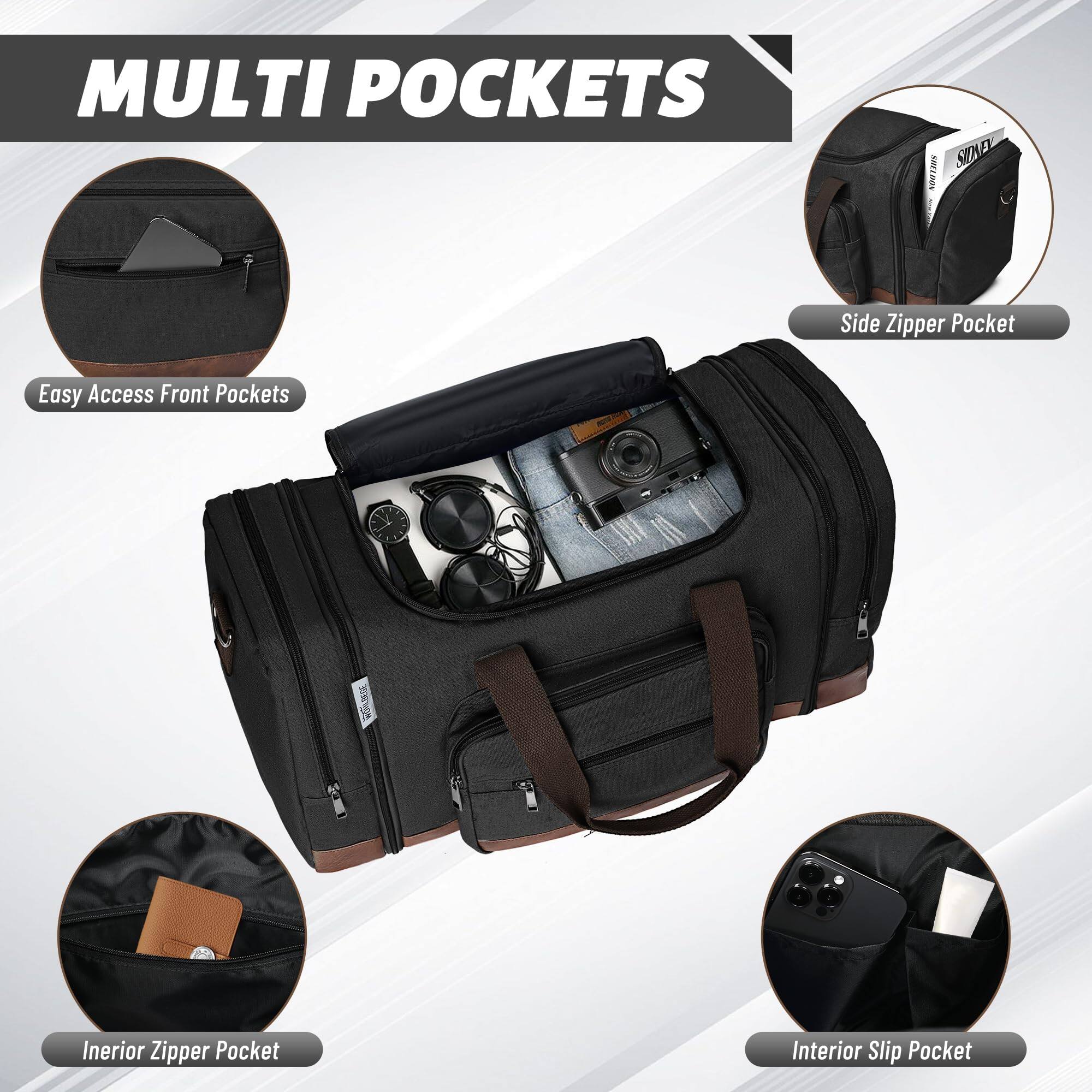 MULTI POCKETS

- Easy Access Front Pockets
- Side Zipper Pocket
- Interior Zipper Pocket
- Interior Slip Pocket