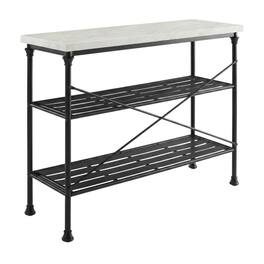Crosley Furniture - Madeleine Entryway Console Table - White Marble
