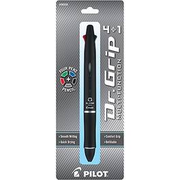 Pilot - Dr. Grip 4 + 1 Multi-Function Pen + Pencil, Fine Point, 4 (36220) - Assorted Inks