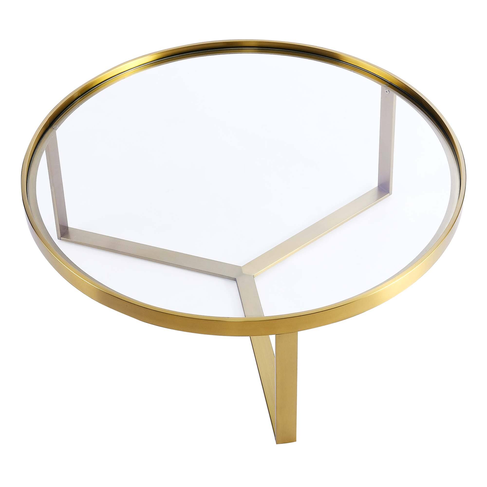Alt View 1. Modway - Relay Coffee Table - Gold.