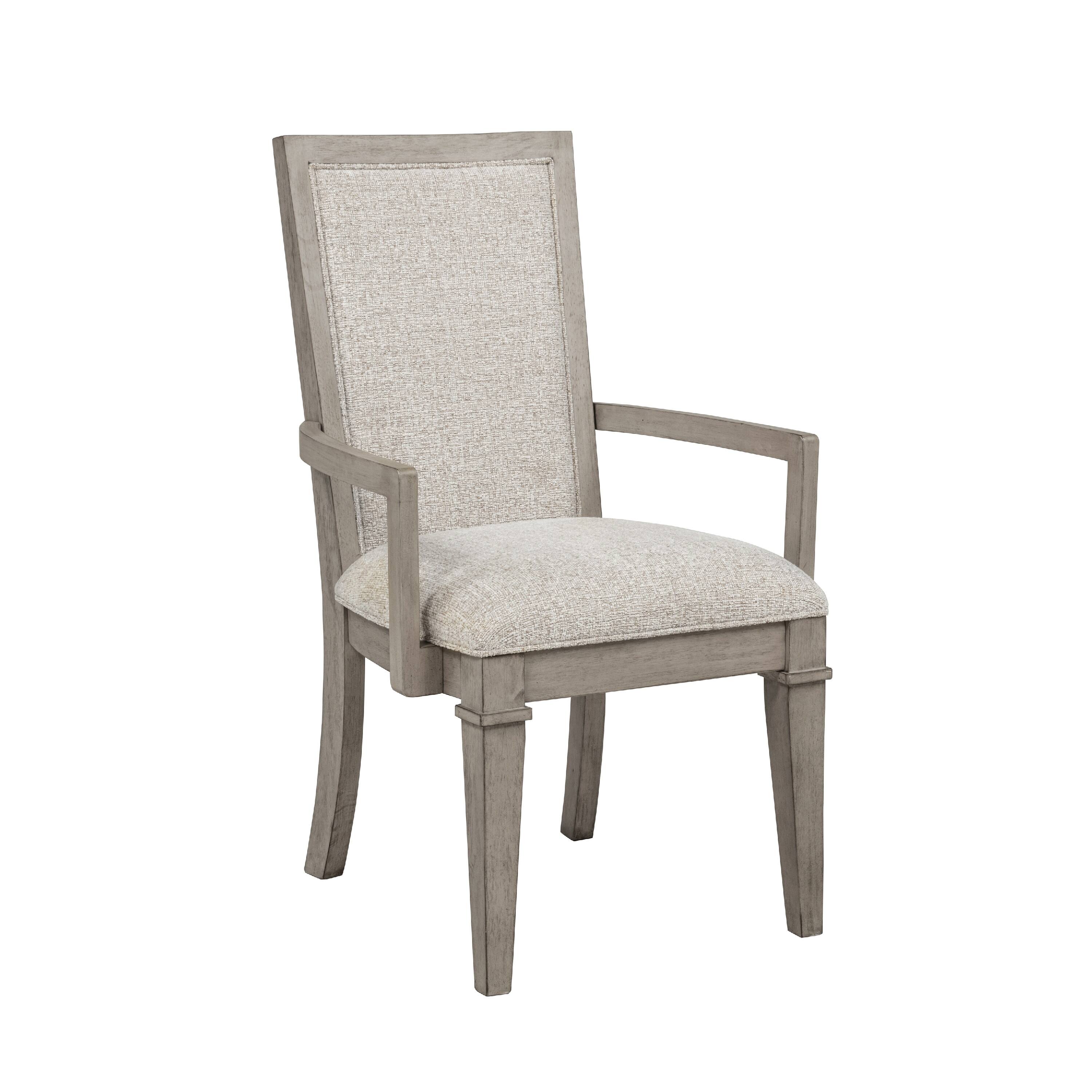Front. Manhattan Lane - Henry Dining Chair Set of 2,  Polyester, Vintage - Beige, Cream.