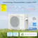 Less Energy Consumption, Lower GWP
**ENERGYGUIDE**
- Cooling: 20.50 - 23.00
- Heating: 9.50 - 10.00
Temperature vs. Time
- Inverter Technology (blue line)
- Non-Inverter Technology (red line)
COSTWAY
- 23 SEER2
- 10 HSPF2
- New R32 Refrigerant
Certifications:
- ETL US
- ENERGY STAR
- AHRI CERTIFIED (www.ahridirectory.org)
www.ahridirectory.org