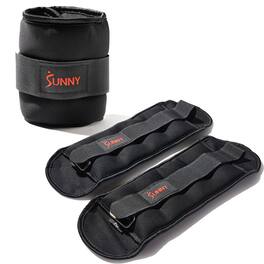 Sunny Health & Fitness - Ankle Weight 2-Pound (Pair) - Black