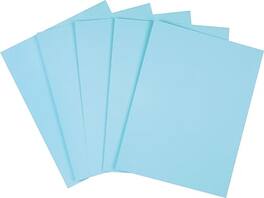 Staples - 67 lb. Cardstock Paper, 8.5" x 11", 250 Sheets/Pack - Blue
