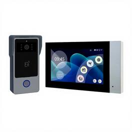 Cluzine - Villa Video Intercom Doorbell, 110° Wide Angle,IC Card & Remote Unlock for Home Security