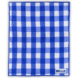 Logo Brands - Buffalo Bills 50'' x 60'' Buffalo Check Frosty Fleece Blanket - Multicolor