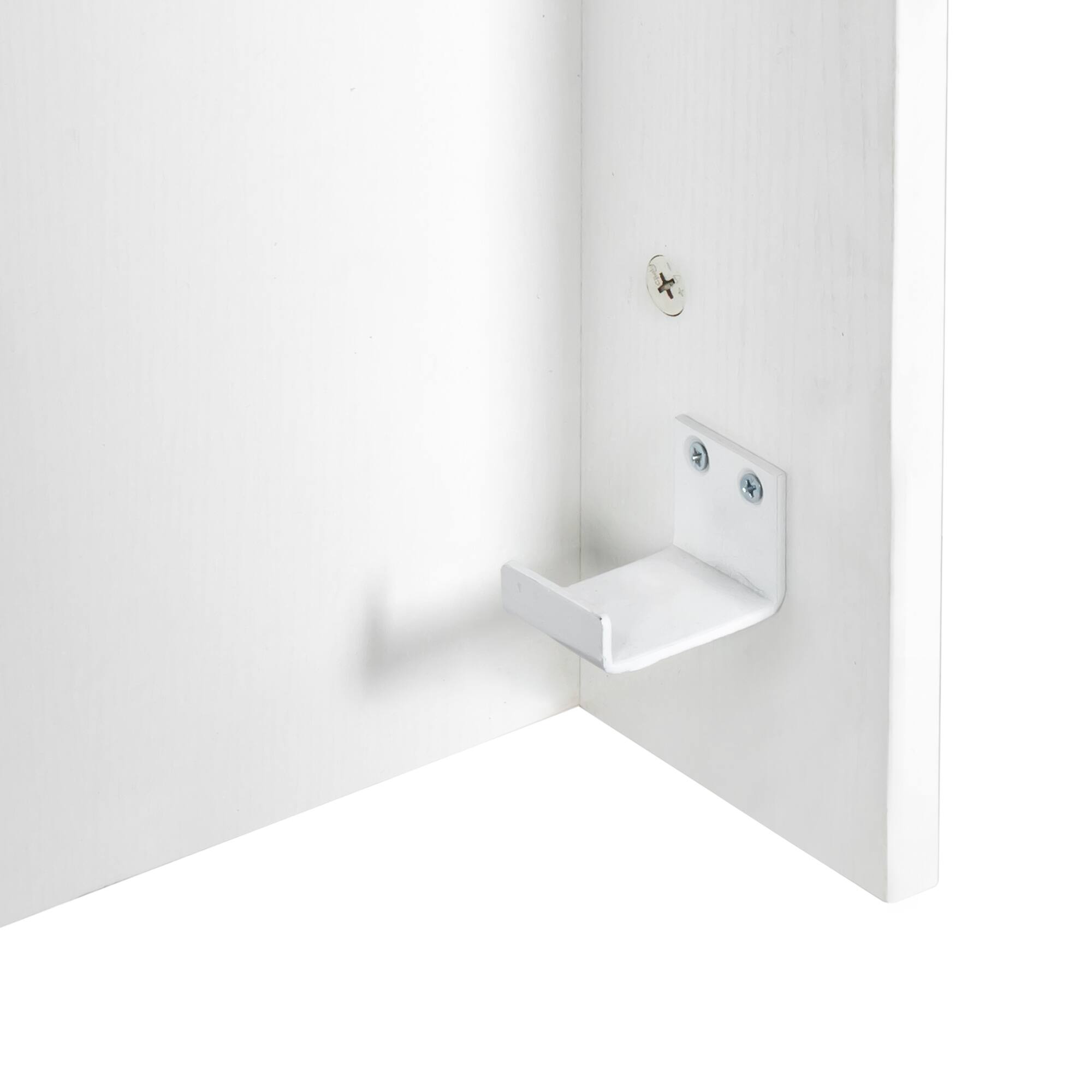 Alt View 6. Tiramisubest - Multifunctional extendable console dining table, White - White.