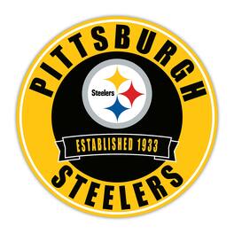 Fan Creations - Pittsburgh Steelers 24" Circle with Banner - Multicolor