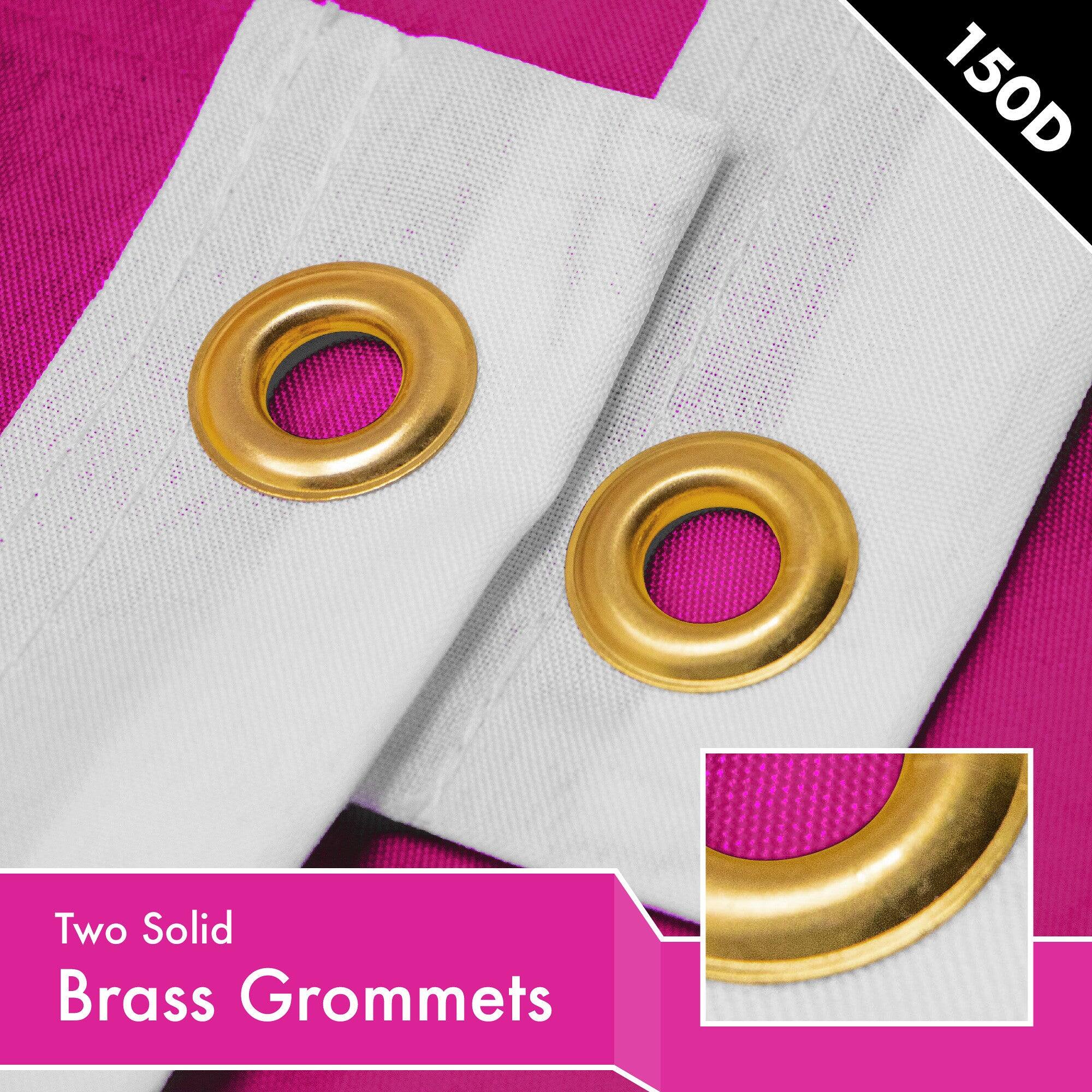 150D Two Solid Brass Grommets