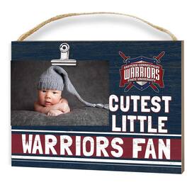 Jardine - Eastern Connecticut State Warriors 8" x 10" Cutest Little Fan Team Logo Clip Photo Frame - Navy