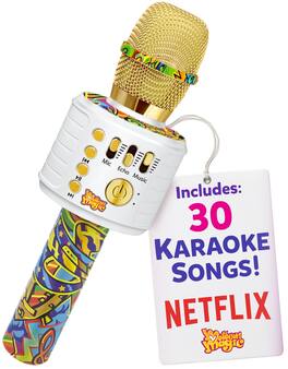 Empire DigiLabs - Karaoke Microphone Includes Pre loaded Songs Birthday Present For All Ages Year Old - Graffiti