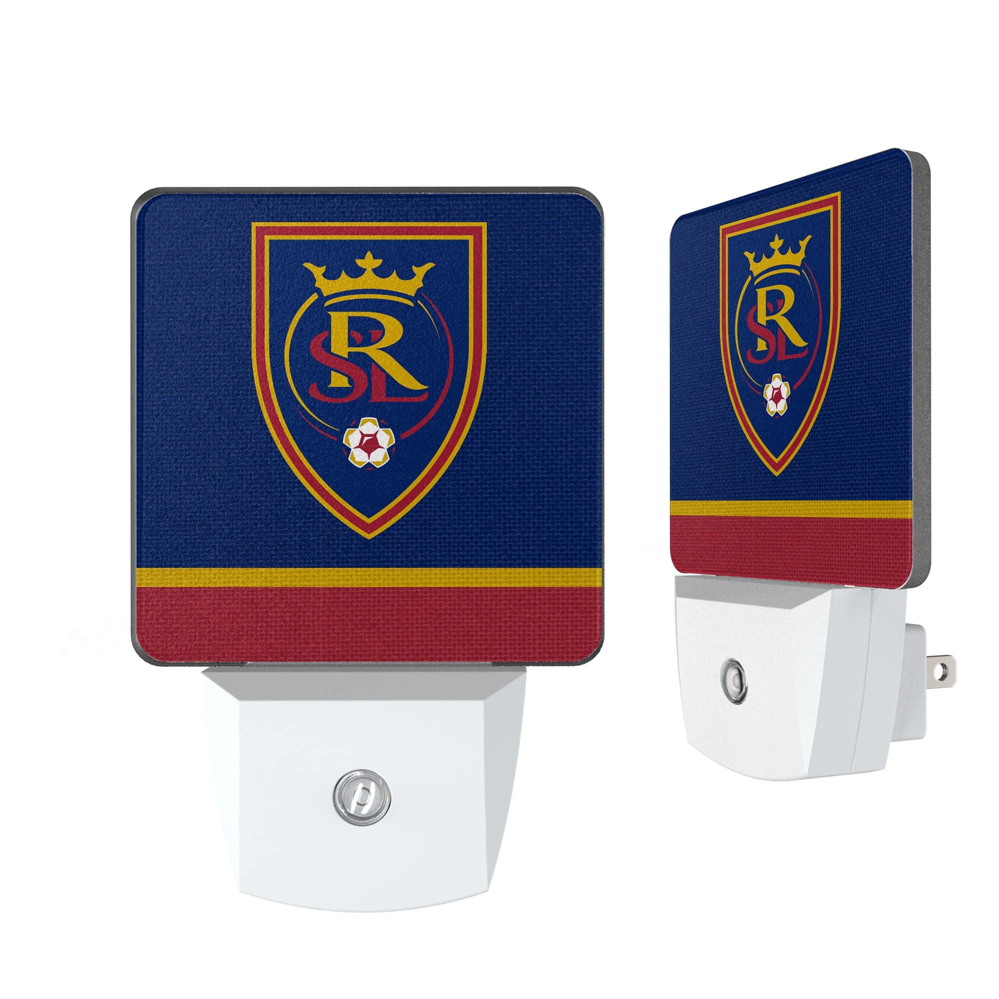 Keyscaper - Real Salt Lake Team Stripe Nightlight 2-Pack - Multicolor