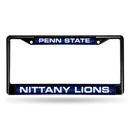 Rico Industries - Penn State Nittany Lions Black Metal License Plate Frame Holder - Multi