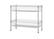 Alt View 16. TRINITY - EcoStorage 5-Tier 30x14x72 Modular Commercial Wire Shelving NSF w/ Baskets & Wheels Chrome - Chrome.
