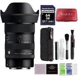 Sigma - 17-40mm f/1.8 DC Art Lens for RF Mount with Advanced Accessory and Travel Bundle | 214972 | 17-40mm Canon Lens