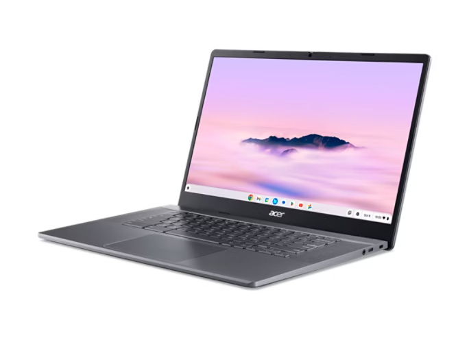 Left. Acer - Chromebook 515 15.6" Full HD Touchscreen Laptop Intel Core i3-1305U 8GB LPDDR5X RAM 256GB SSD Wi-Fi 6 Backlit Keyboard.