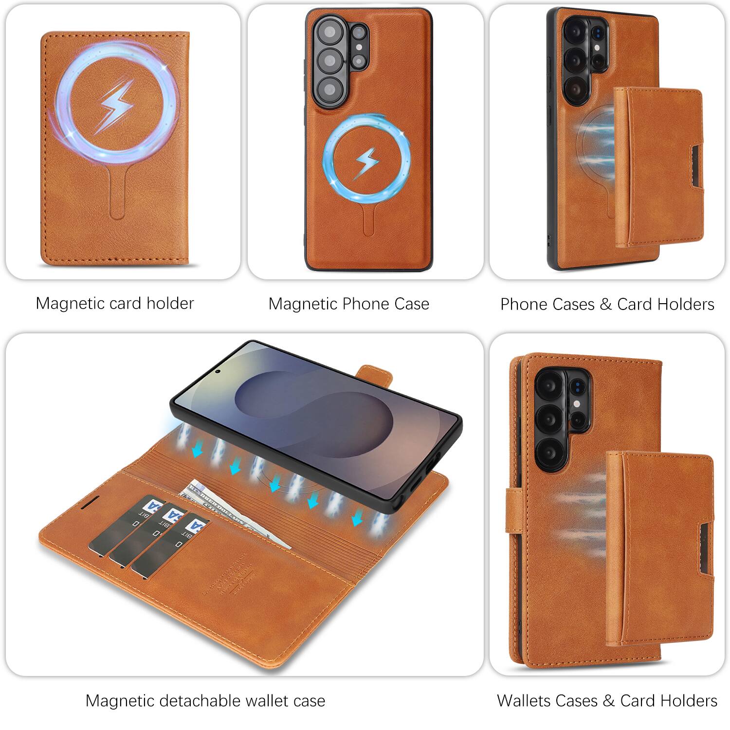 Magnetic card holder  
Magnetic Phone Case  
Phone Cases & Card Holders  
Magnetic detachable wallet case  
Wallets Cases & Card Holders