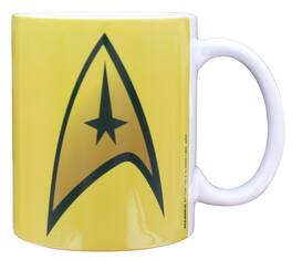NMR Distribution - Star Trek Captain Delta Logo 11oz Boxed Ceramic Mug - Yellow