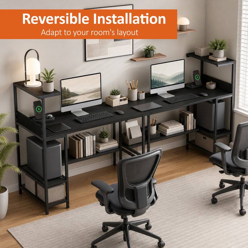 Reversible Installation  
Adapt to your room's layout
