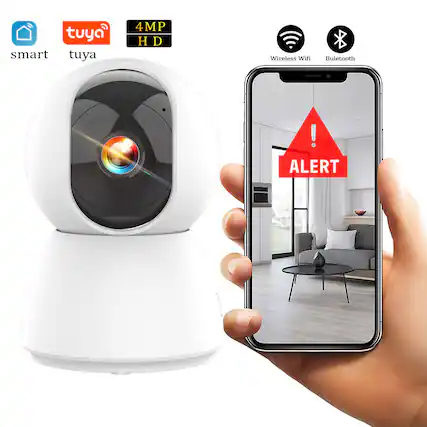- smart
- tuya
- 4MP HD
- Wireless Wifi
- Bluetooth
- ALERT