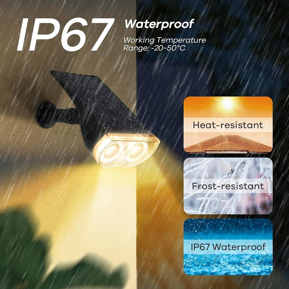 IP67  
Waterproof  
Working Temperature Range: -20~50°C  

Heat-resistant  
Frost-resistant  
IP67 Waterproof