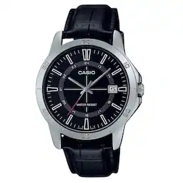Casio - Men's Analog Watch with Dial - MTP-V004L-1AUDF - Black