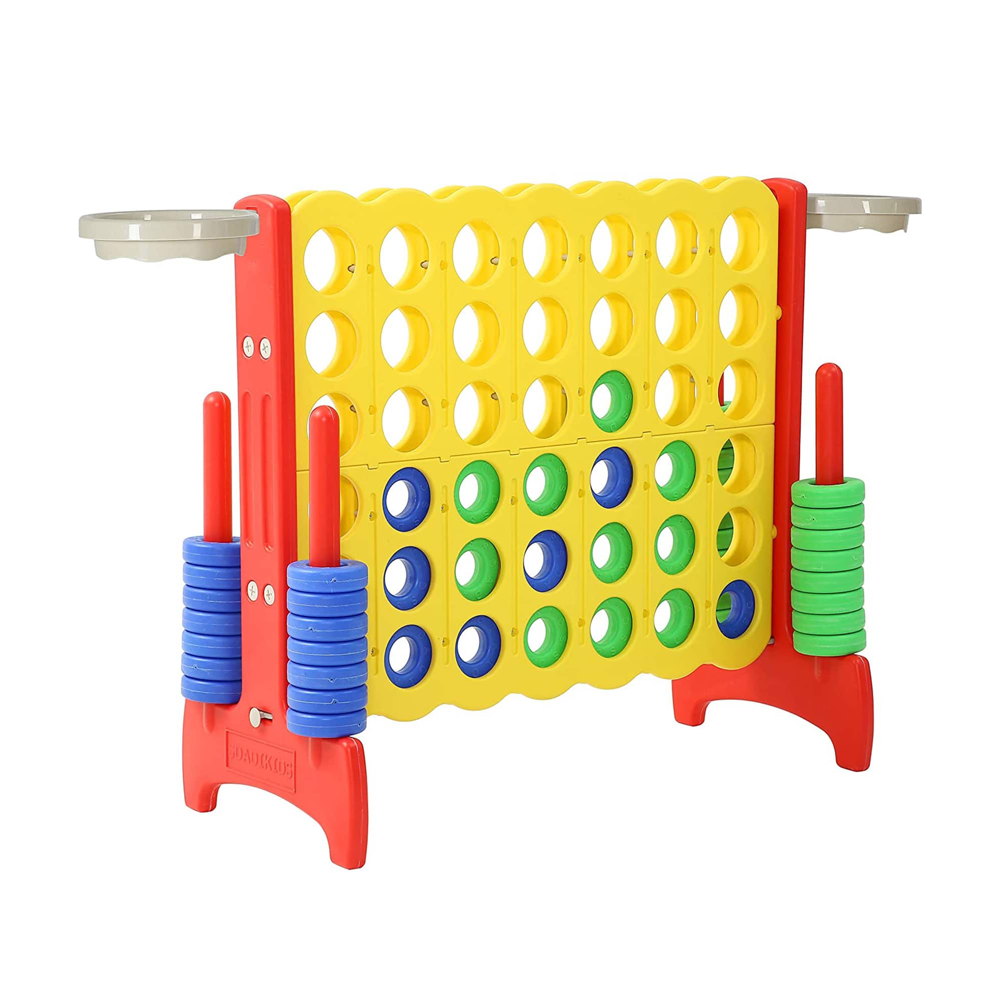 SDADI - Giant 33 Inch 4-In-A-Row Game and Basketball Game for Kids, Yellow and Red - Blue and Red price history on PriceWatchPro
