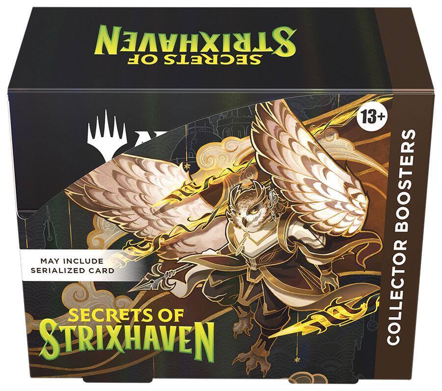 Secrets of Strixhaven  
13+  
Collector Boosters  
May include serialized card  
Secrets of Strixhaven