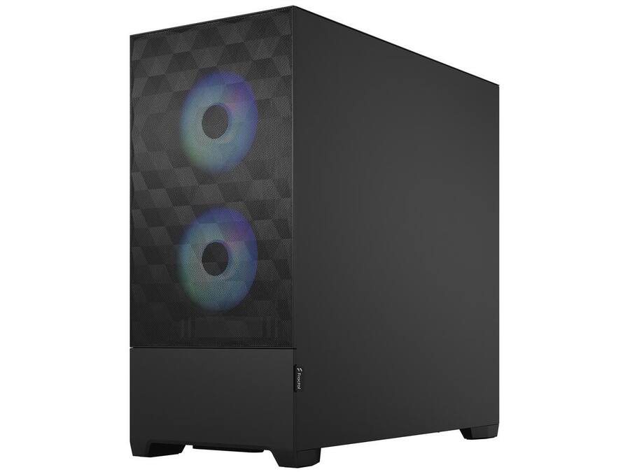 Side Pop Design Fractal Design Pop Air RGB Mid Tower Air RGB Black Clear Tempered Glass ...