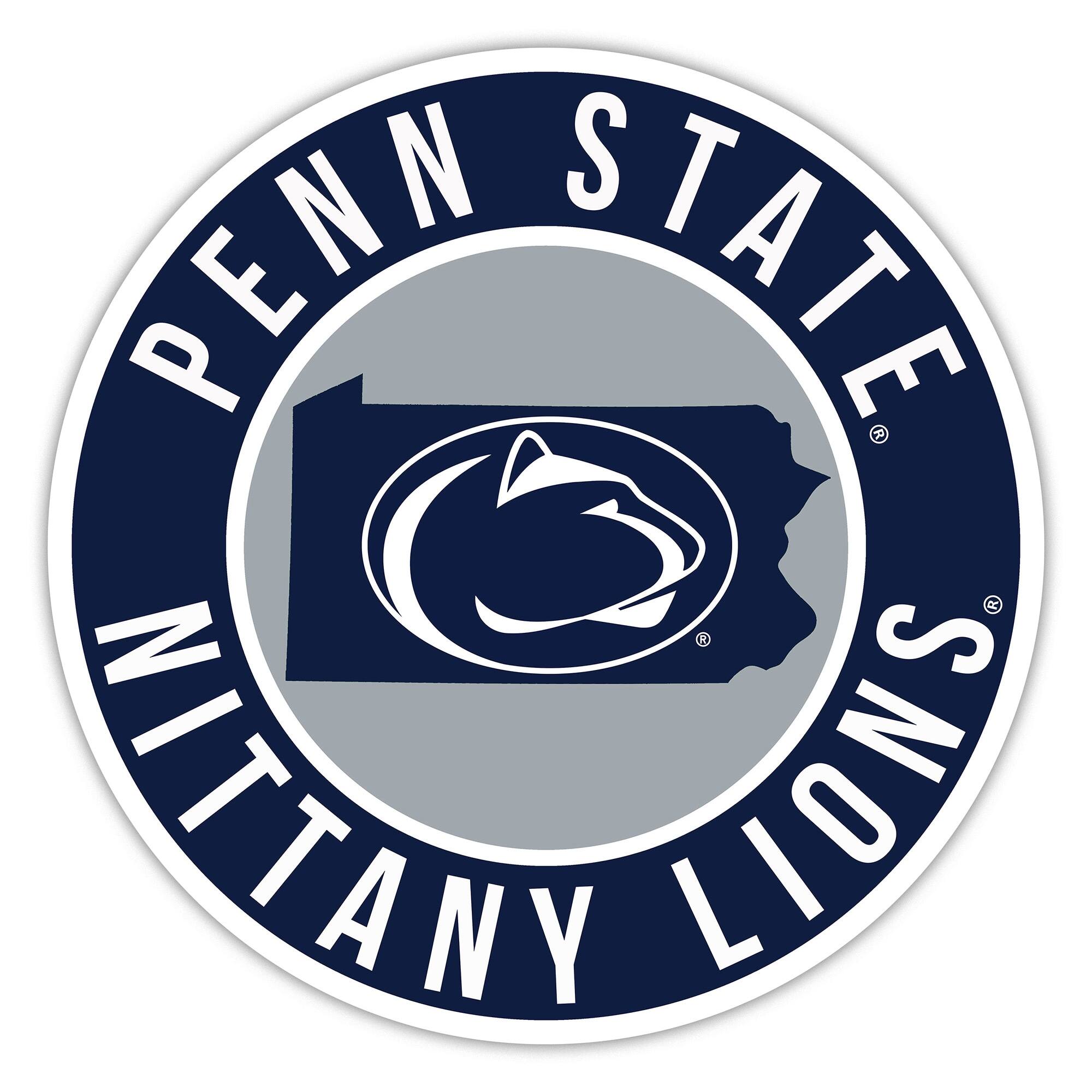 Penn State Nittany Lions 15" State Circle Sign