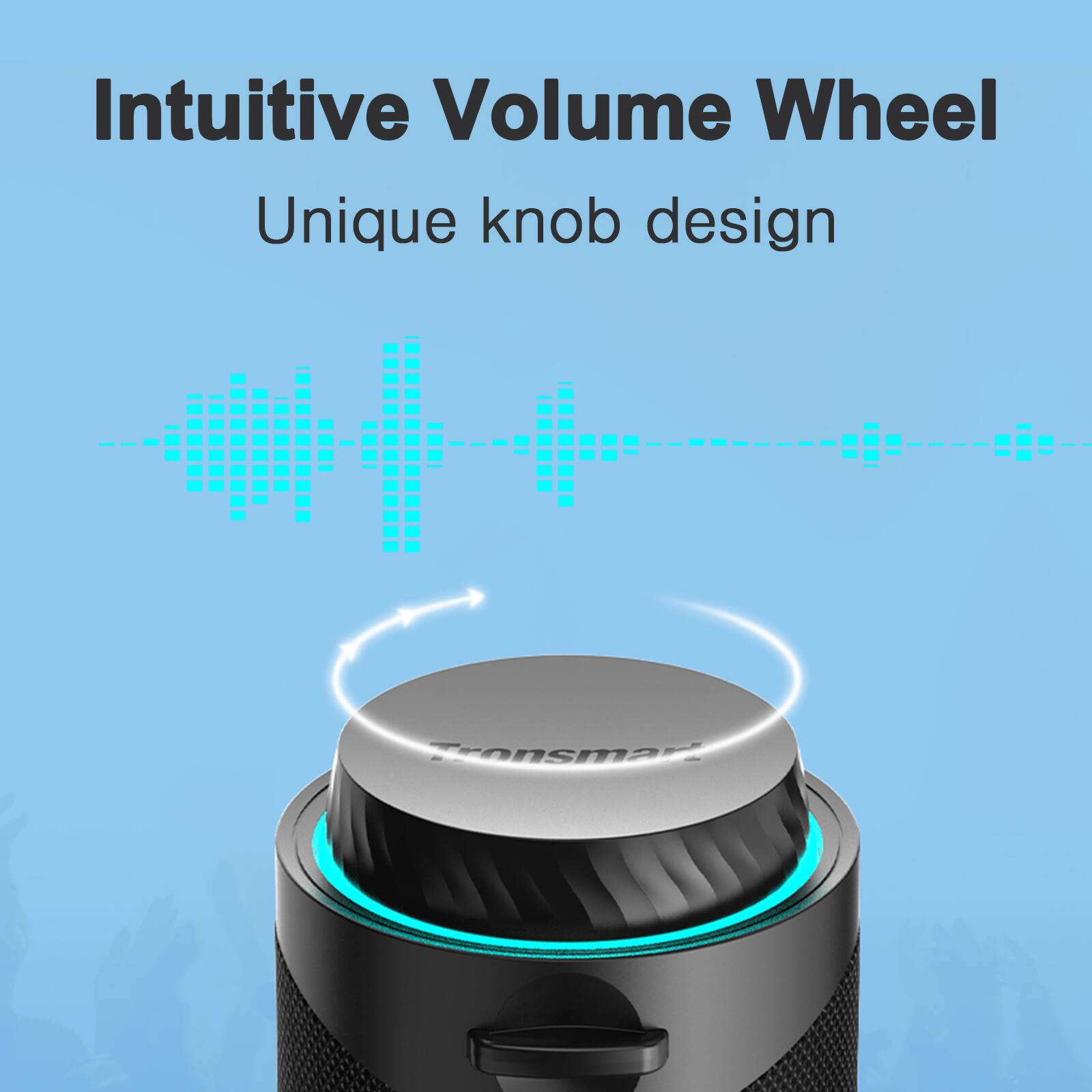 Intuitive Volume Wheel Unique knob design Sonsma