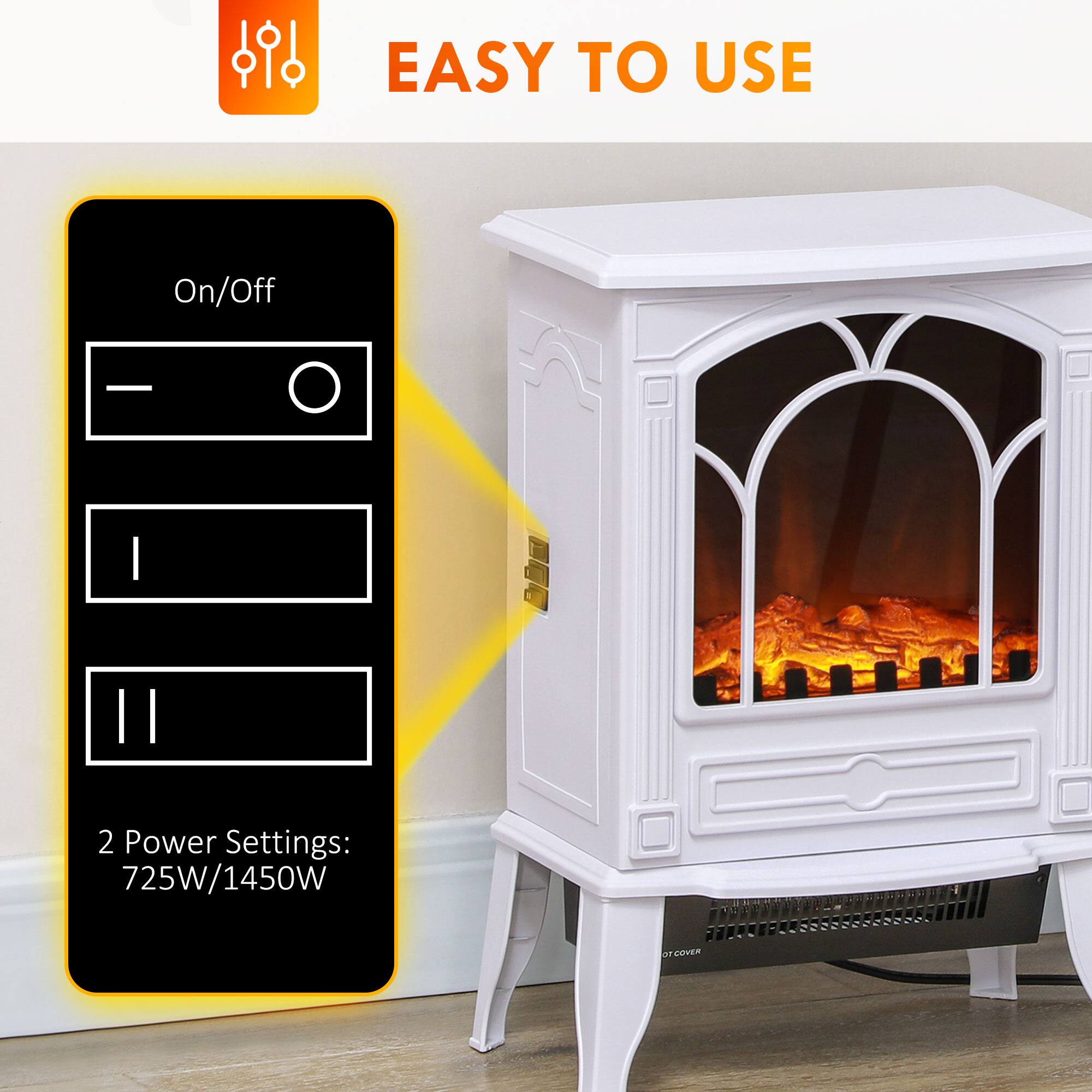 EASY TO USE

On/Off

2 Power Settings: 725W/1450W