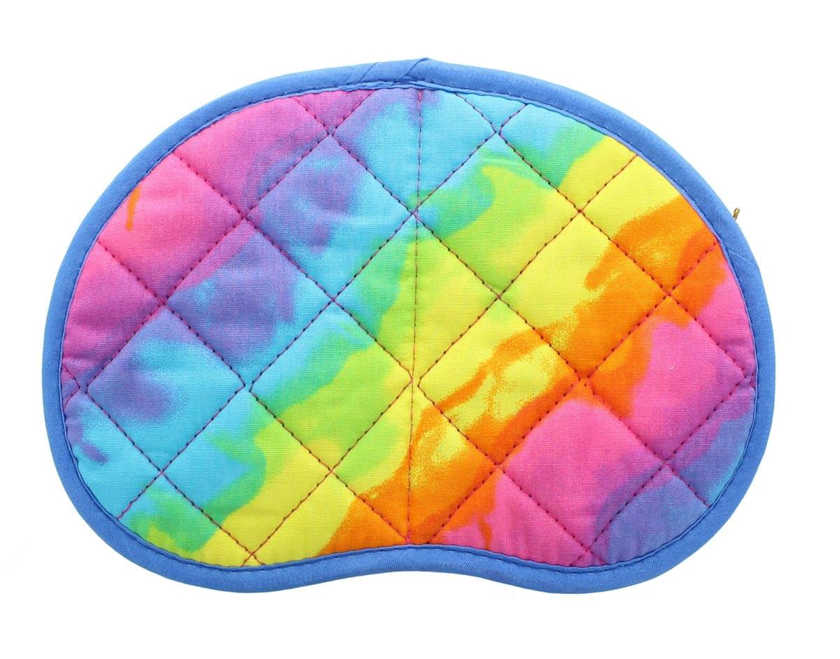 Alt View 1. Crowded Coop - Grab-Ass Oven Mitt Hot Pad - The Hippie - Multi-Color.