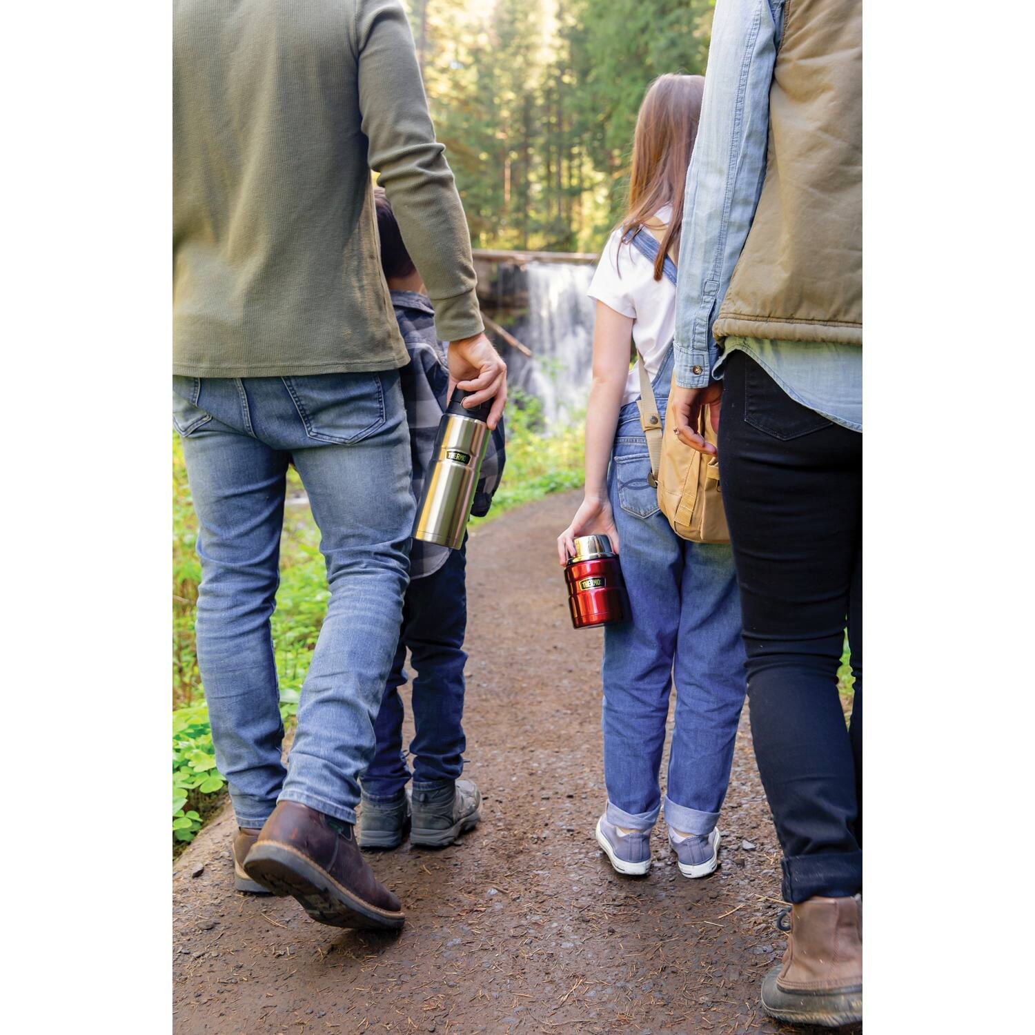 Alt View 6. Thermos - Thermos 24 oz. Stainless King Vacuum Insulated Water Bottle - Matte Silver - Silver.