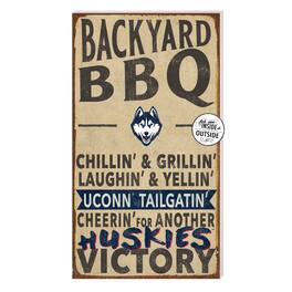 Jardine - UConn Huskies 11'' x 20'' Indoor/Outdoor BBQ Sign - Brown