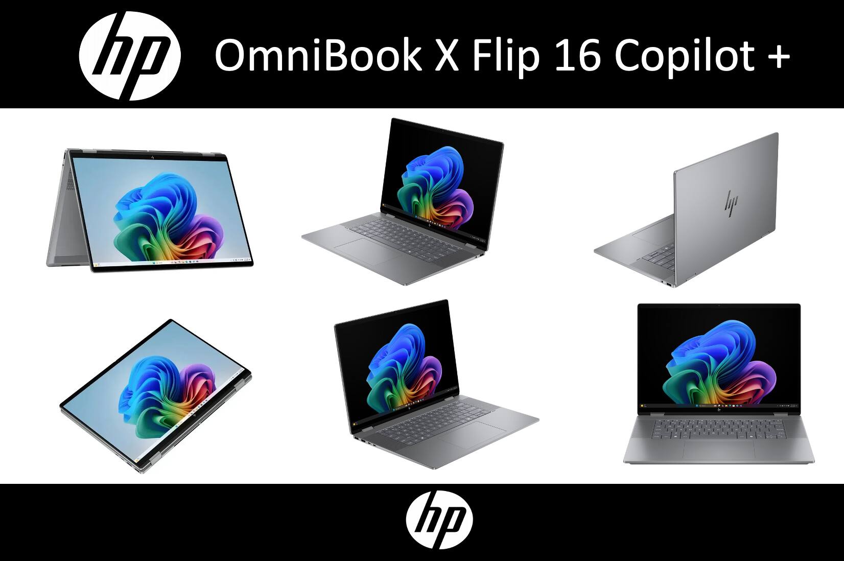 hp OmniBook X Flip 16 Copilot + 4y + . hp