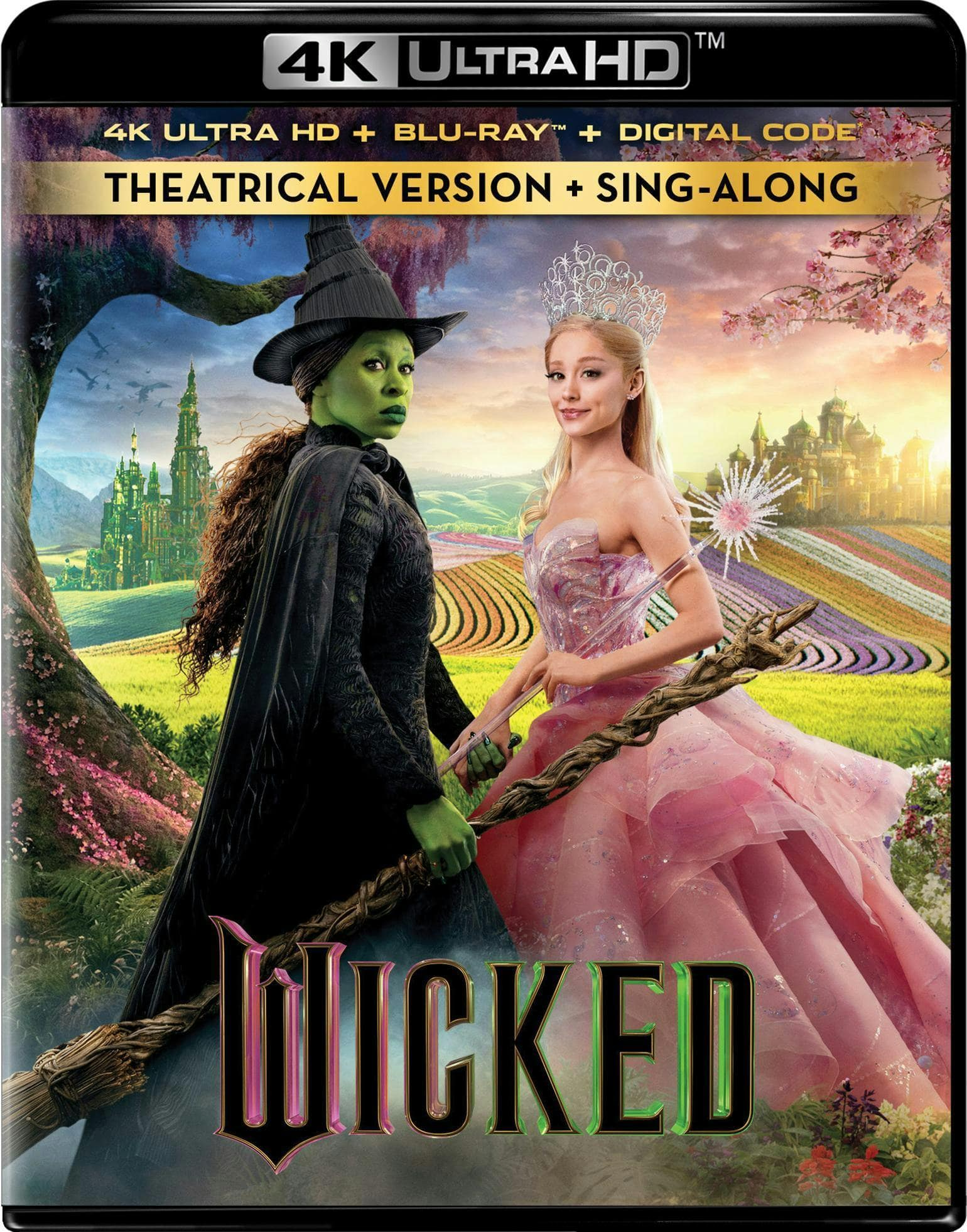 Front. Wicked - 4K Ultra HD + Blu-ray + Digital (4K Ultra HD + Blu-ray) [UHD].