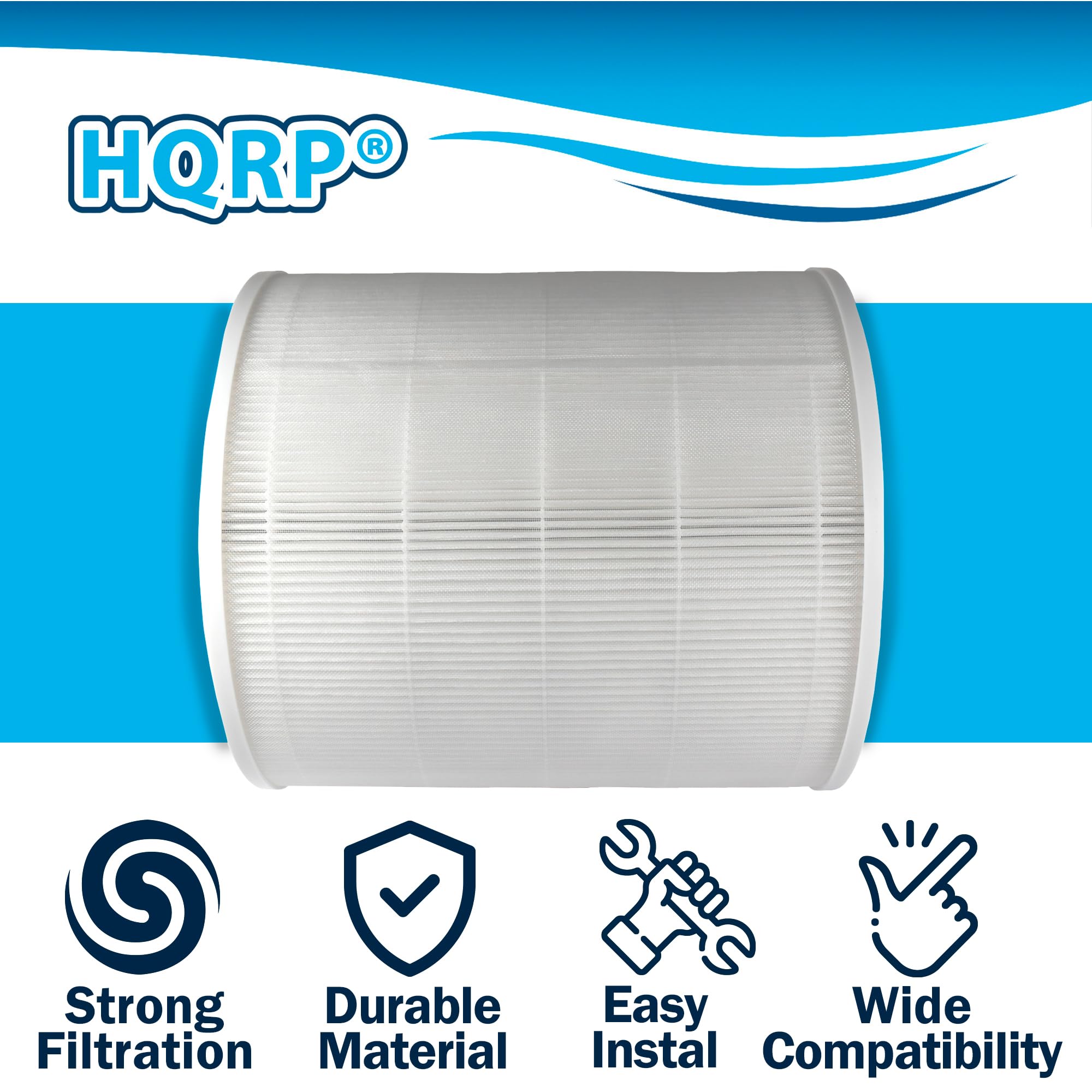 HQRP®

- Strong Filtration
- Durable Material
- Easy Install
- Wide Compatibility