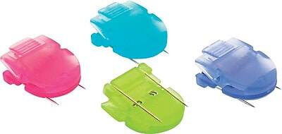 Alt View 1. Advantus - Cubicle Clips, Assorted Cool Colors, 4/Pack (75306) - Assorted.