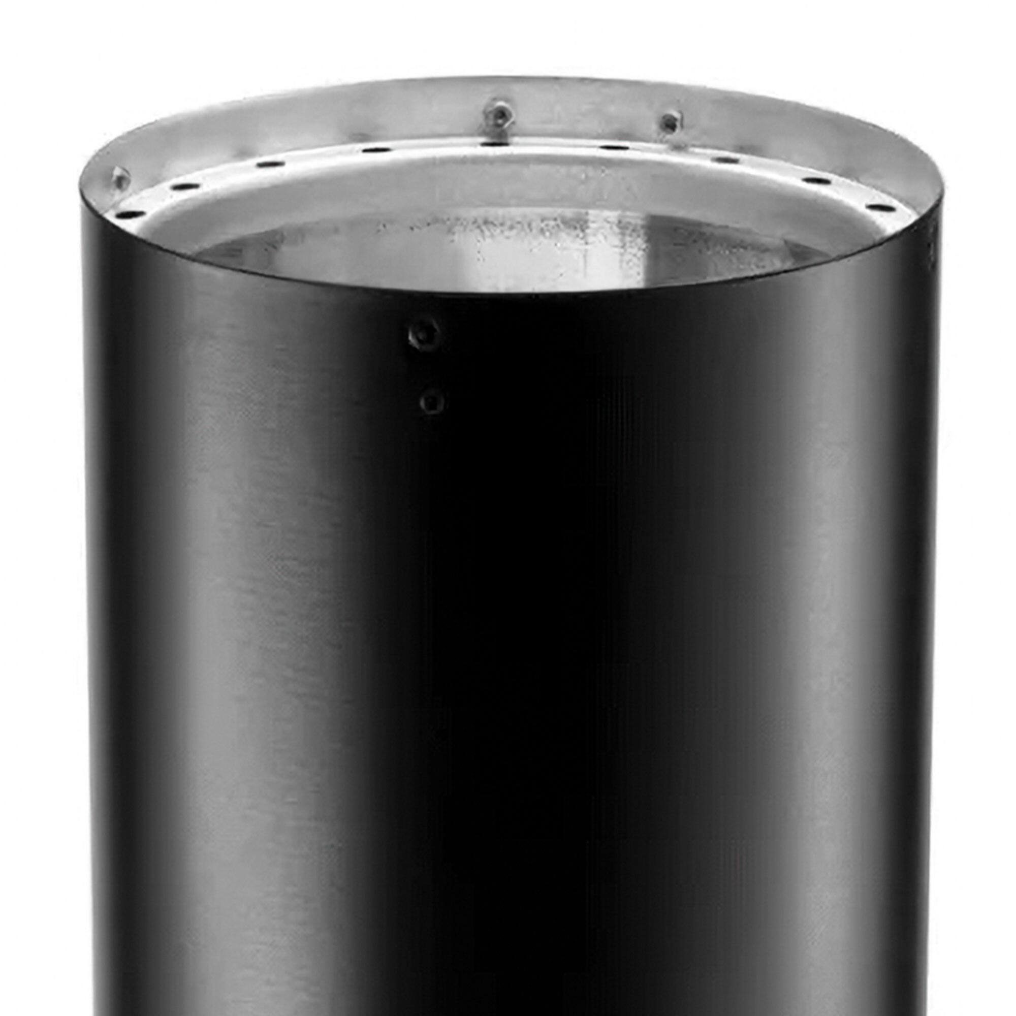 Alt View 4. DuraVent - DuraVent 8DVL-48 DVL Galvanized Steel Double Wall Stove Pipe, 8 x 48 Inch, Black.
