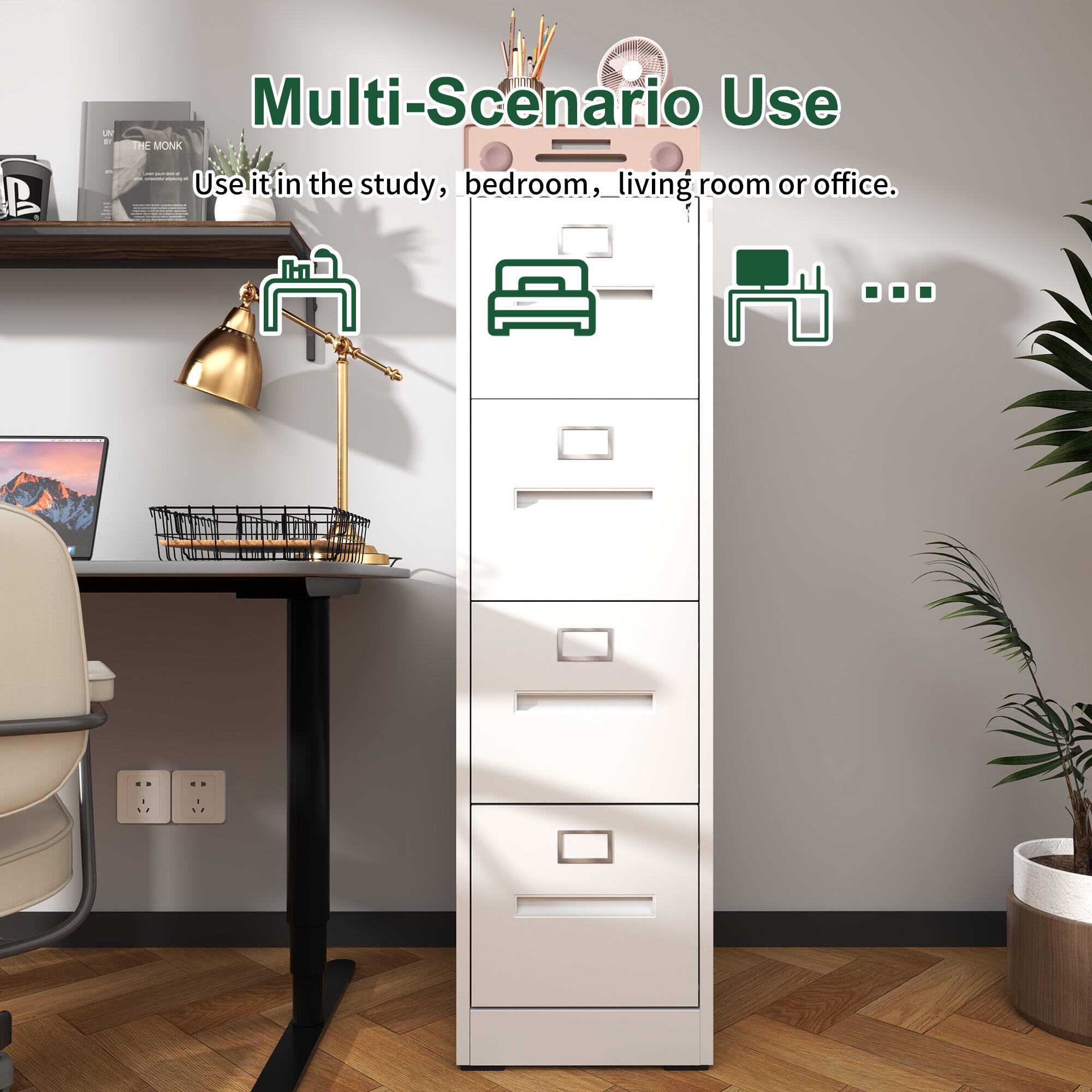 Multi-Scenario Use  
Use it in the study, bedroom, living room, or office.