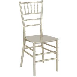 Emma + Oliver - Resin Stacking Dining Chiavari Chair - Champagne